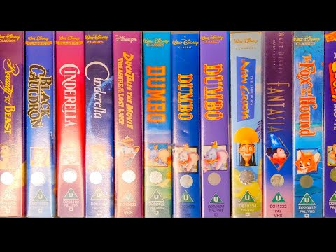 VHS Tape Count Complete Disney VHS Collection 📼📺🎥🎬