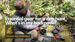 Essential Hunting Gear for a Day Hunt  What's in my backpack?