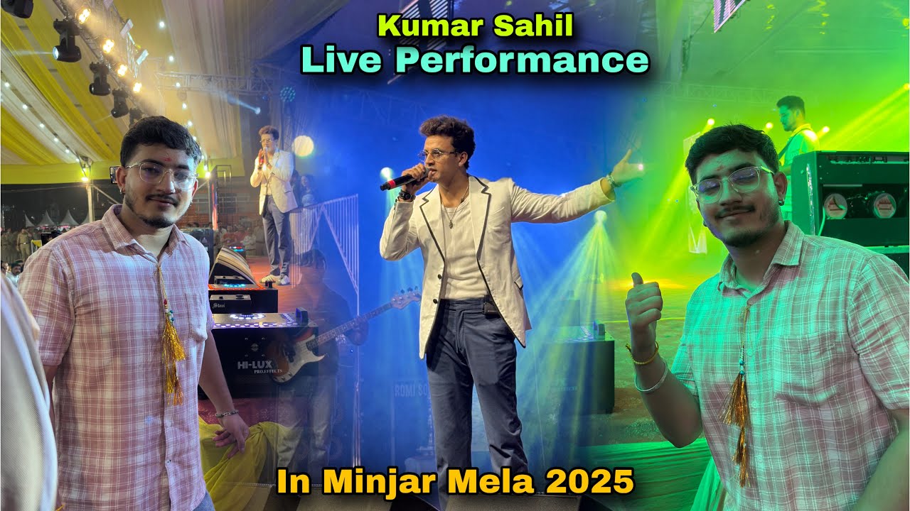 Kumar Sahil Live Performance in Minjar Mela 2025 + Full Enjoy #minjarmela #chamba