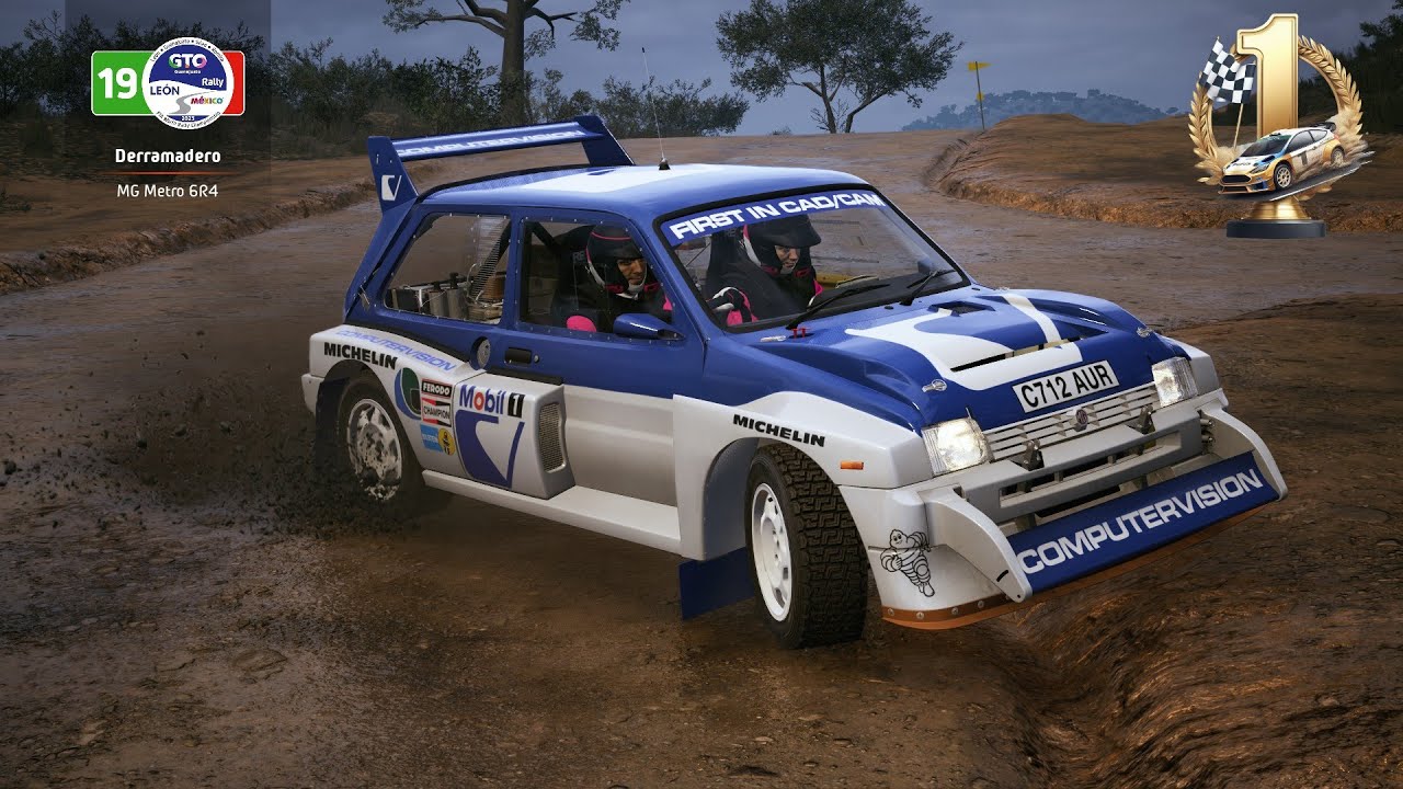 MG Metro 6R4 | Group B 4WD | Rally Mexico, Derramadero | Wet | Bonnet ...