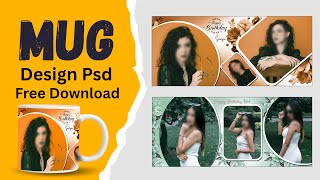 👉 Mug Design 2026 ☕ | Latest Mug Design PSD PNG | Free Download screenshot 3