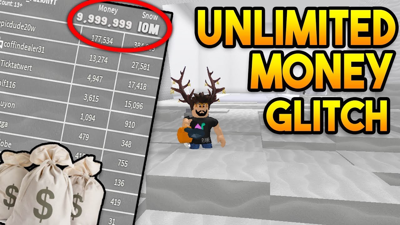 New Unlimited Money Glitch Snow Shoveling Simulator Roblox Youtube - roblox shoveling simulator youtube