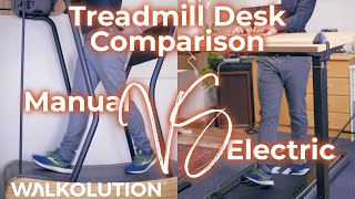 Perfect Treadmill Desk: Manuel Walkolution vs Electric Fitio (Treadmill Desk Review / WalkingPad)
