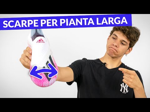 LE MIGLIORI SCARPE DA CALCIO PER PIANTA DEL PIEDE LARGA!! - YouTube