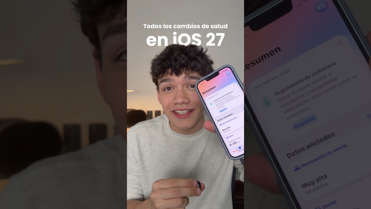 Todos los cambios de salud que llegan con iOS 27 #ios #ios27 #apple #salud