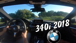 BMW 340i M 2018 - POV DRIVE & ACCELERATION 0-200 KM/H