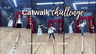 Catwalk Challenge On The Wooden Bar For Kid Models. Who Is Doing The Best?