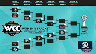 WCC women s bracket