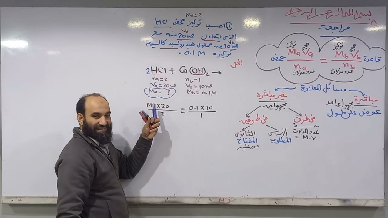 مراجعة الباب الثانى التحليل الكيميائي ثانوية_عامة٢٠٢٥ أ.عبدالله الجرف