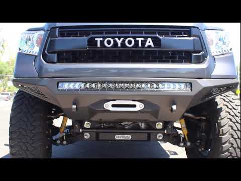 2014 2018 Toyota Tundra Stealth Fighter Winch Front Bumper Youtube