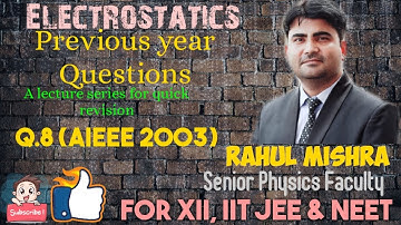 Q.8 A thin spherical conducting shell of radius R has a charge q. Another charge Q is (AIEEE 2003)