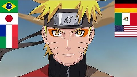 Naruto saying Sasuke in different languages | Naruto Shippuden