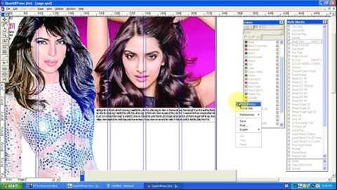 How To Design A Magazine in Quark XPress Part 1