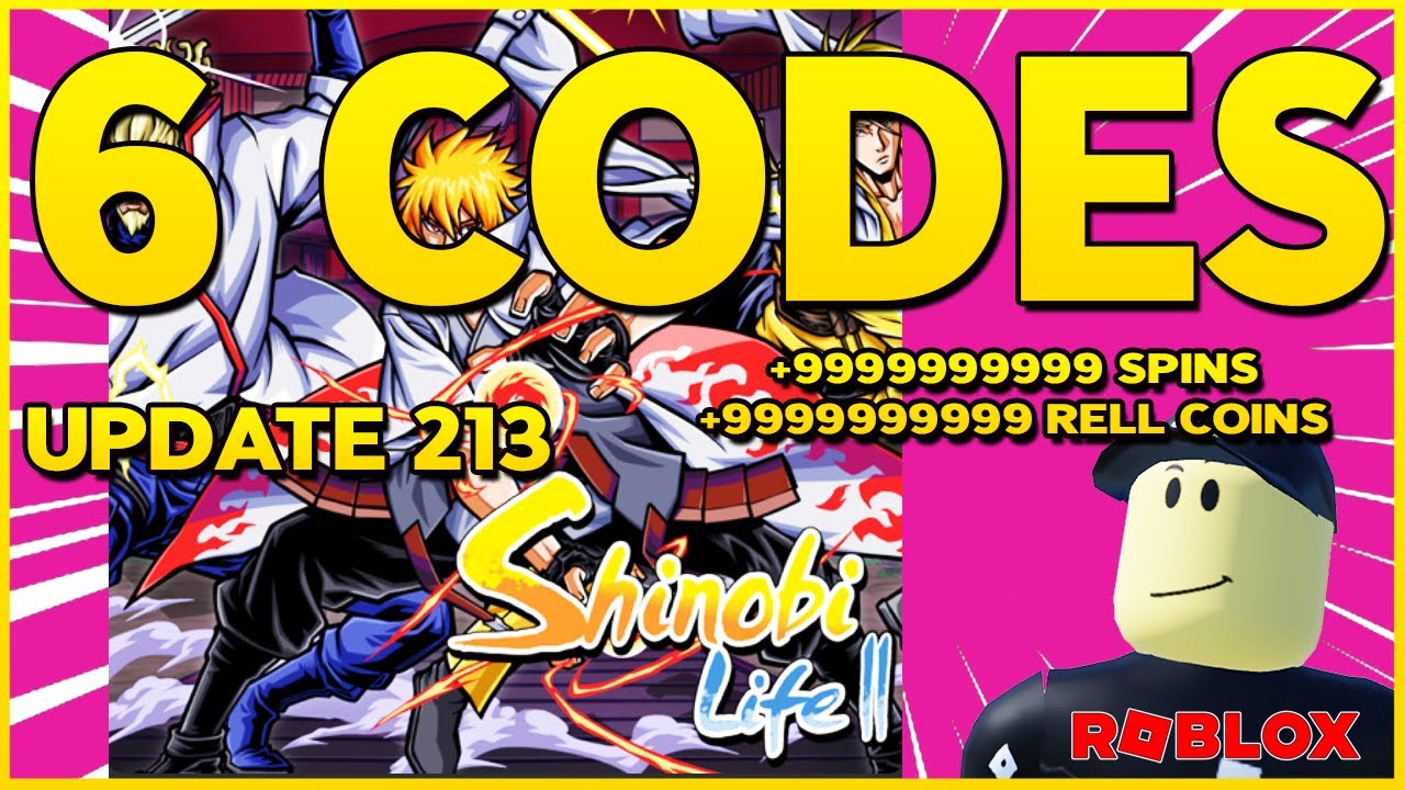 All Roblox Shinobi Life 2 codes for free Spins and Rell Coins in