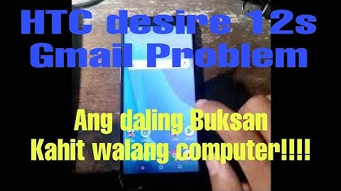 HTC desire 12S FRP bypass gmail account W/O Computer done!!!!!!