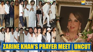 Zarine Khans Prayer Meet Hrithik, Sussanne, Saba, Sanjay, Salim, Helen, Jeetendra, Malaika Uncut
