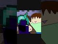 hit and cover rock paper scissors. anthropomorphic minecraft　#shorts #minecraft #animation