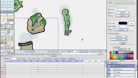 06 04. Bone Influences-Anime Studio Pro Tutorial