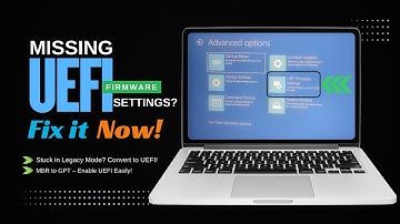 UEFI Firmware Settings Not Showing? Here’s How to Fix It on Windows 10/11