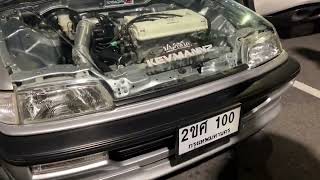 Civic EF B16b ฝาใสขาว ของเมกา Kevmanzz ครบๆ เลยลำนี้