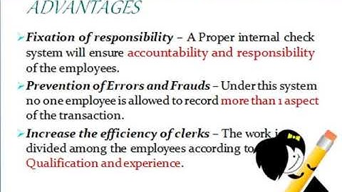 Internal Check   Advantages and limitations