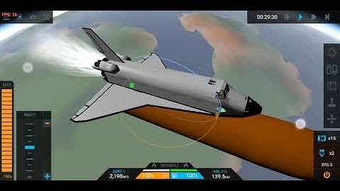 Space shuttle launch and orbit | Simple Rockets 2