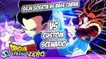 Base Cabba VS SSJ4 Gogeta Sparking Zero First Custom Scenario budokai Tenkaichi 4