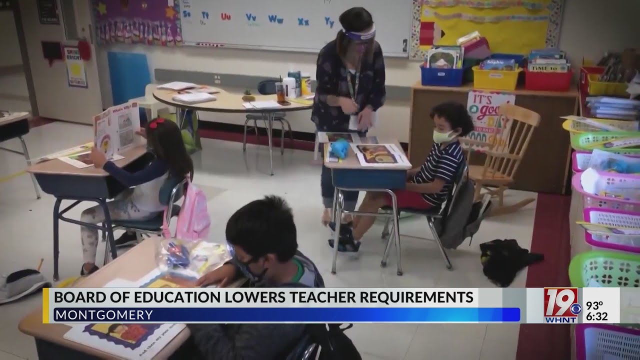 Alabama Board Of Education Lowers Teacher Requirements YouTube alabama-board-of-education-lowers-teacher-requirements-youtube