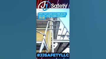This scaffold is way beyond dangerous… #jjsafetyllc #safetyfirst #safetyfails