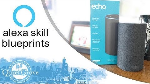 Amazon Echo Blueprints