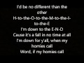 2pac  if my homie calls lyrics hq