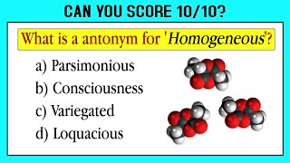 ANTONYMS QUIZ (Part 10): CAN YOU SCORE 10/10 IN THIS TEST? English Vocabulary Quiz. screenshot 4