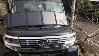 【キャンプ・車中泊】ソーラーパネルでポータブル充電器を充電！