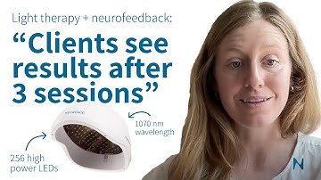 "With infrared light, dementia clients only needed 3 instead of 10 sessions to see results"