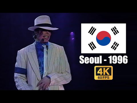 Michael Jackson | Smooth Criminal - Live in Seoul, 1996 (4K Remaster)