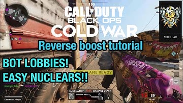How to reverse boost in Black ops Cold war and get East Nukes! 2021