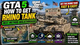 GTA 5 - How to get Rhino Tank | Best Method Walkthrough
