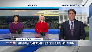 White House correspondent John Decker for First at Four