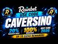 Rainbet Promo Code CAVERSINO — 20% Rewards Boost + Best Rainbet Code 2026