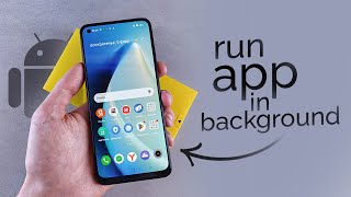 How to Run App in Background Android (tutorial)