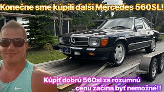 Kúpili sme konečne po dlhom hľadaní ďalší Mercedes 560SL!