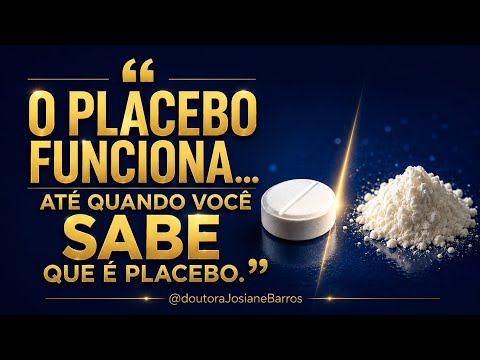 O Placebo funciona até quando vc sabe que é placebo. Então quem realmente te cura?