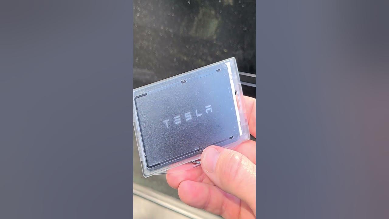 how-to-lock-unlock-your-tesla-model-y-with-key-card-youtube