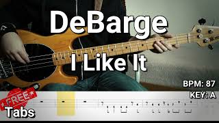 Video thumbnail of "DeBarge - I Like It (Bass Cover) Tabs"