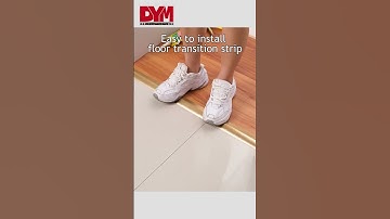 Easy to install floor transition strips