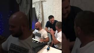 картинка: Долгожданная встреча Алан Музаев , Левон Хубаев и Владимир Келехсаев