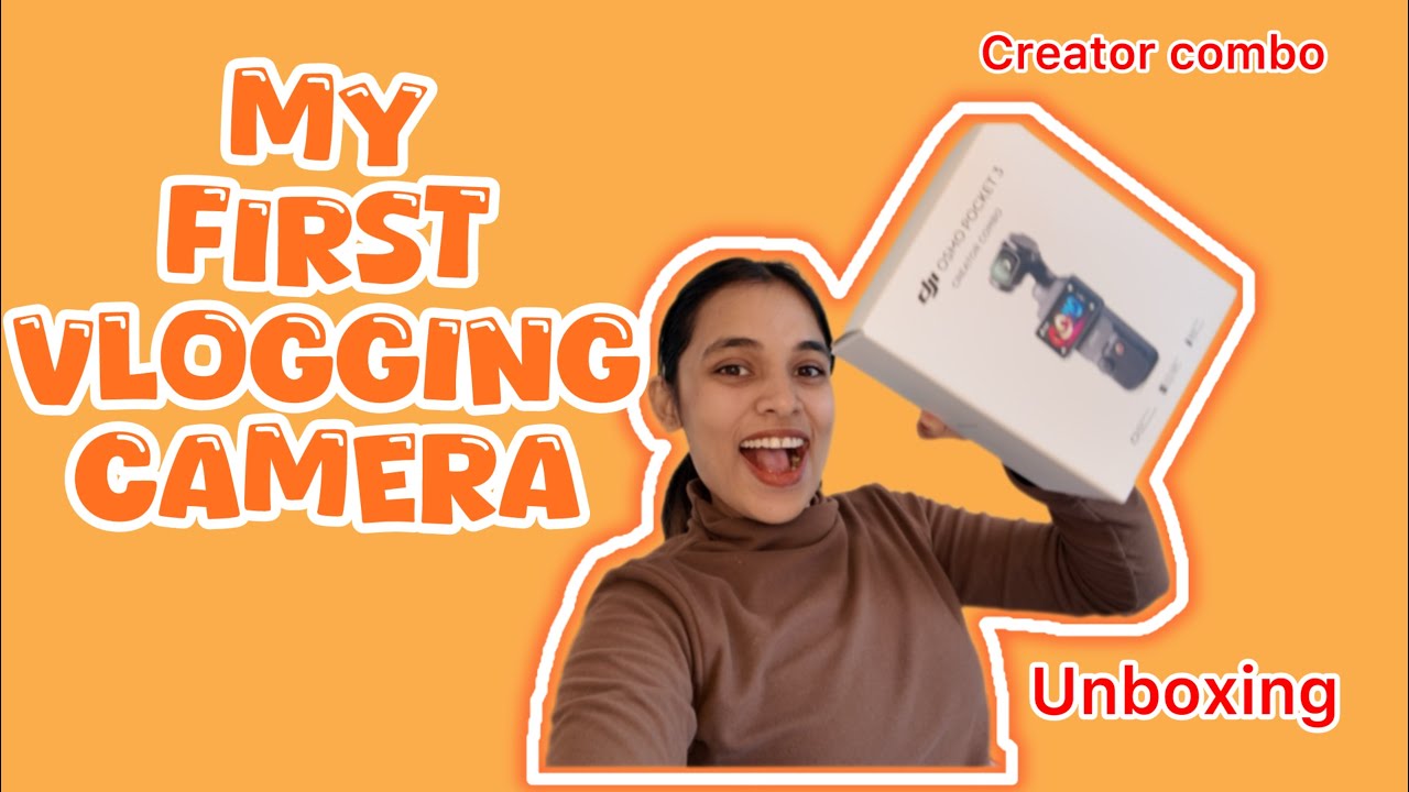 My First Vlogging Camera Unboxing 🎥 | Best Camera for YouTube Beginners in India 🇮🇳 | Osmo pocket 3