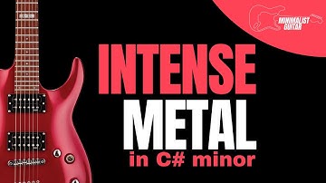 Intense Metal l Backing Track in C# Minor