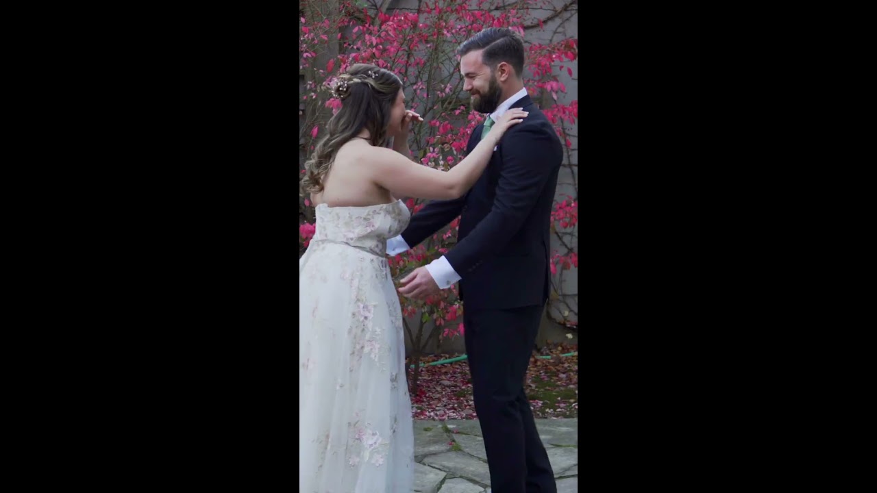 Groom Gets VERY EMOTIONAL When He See S His Bride Firstlook Shorts
