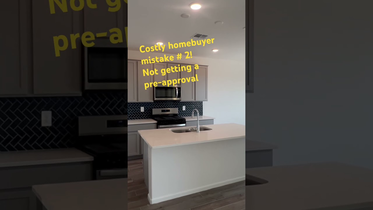 Costly home buyer mistake # 2! Not getting a pre-approval. 